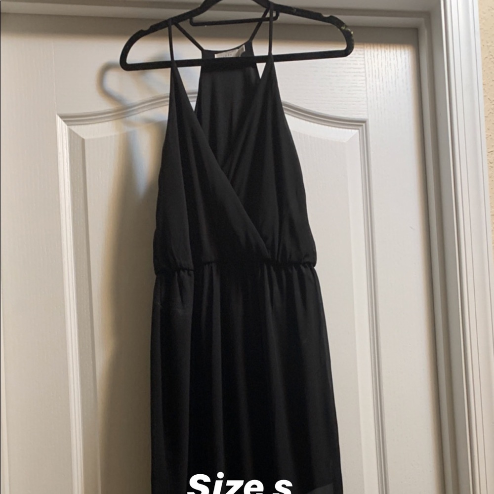 Casual black dress